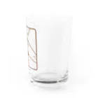 Ayumiのchallenge the wave Water Glass :right