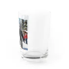 ono-yoshitoのスキーをしてみたいゴリラ Water Glass :right