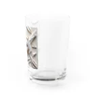 abc villageのアルビノカイマン Water Glass :right