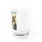 momonekokoのワイルドな虎 Water Glass :right