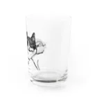 もちけらのにんまり 猫ちゃん。 Water Glass :right