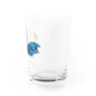 jumpyの好きなものたちの花瓶を乗せたニワトリ Water Glass :right