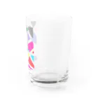 jumpyの好きなものたちのカラフルな形 Water Glass :right