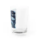 星降る夜にの夜空熊 Water Glass :right