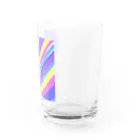 rollのストライプ　斜め Water Glass :right