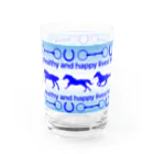 Blue Iris ﾌﾞﾙｰｱｲﾘｽのブルーホース Water Glass :right