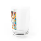 KAPPA TRAVEL GOの柴犬の幾何学 Water Glass :right