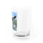 ganeshaの空中でバランスを保っているタカ Water Glass :right