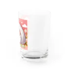 モルモットのもこ丸のアニメ風もこ丸です Water Glass :right