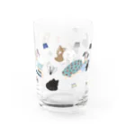 あいPONのお店🍄の♨お湯さんちで乾杯！何某バージョン Water Glass :right