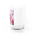 su-toの4月11日の誕生花　八重桜(牡丹桜) Water Glass :right