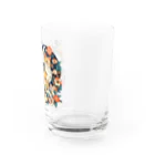 猫LOVE items Noahの猫LOVE items 茶虎と白黒 Water Glass :right