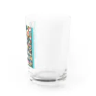 スケートリートのサンセットストリート Water Glass :right