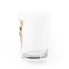 ポメラニアンめいのおいかりめい Water Glass :right