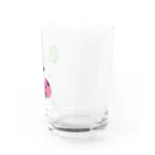 holly_birdsの【ばーず】シマエナガ団子 Water Glass :right