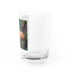 ganeshaの眠っているアイベックスのピクセル化された写真 Water Glass :right