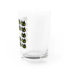 F2 Cat Design Shopの黒猫ボディーガード 001 Water Glass :right