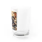 pandownloadの和風の最強パンダ Water Glass :right