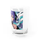 pukurou2096の紫髪のオッドアイ美少女 Water Glass :right