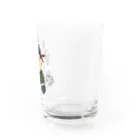 kaberinのスクーターきのこ Water Glass :right