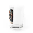 oz-chanのサングラスを掛けているモデルマンチカン猫 Water Glass :right