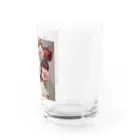 AQUAMETAVERSEのバラの花飾り　なでしこ1478 Water Glass :right