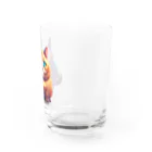 M@designartのぽんぽんデブ猫 Water Glass :right