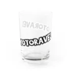 トトラベル - TOTORAVELのグラス（ブラック＆ホワイト文字ロゴ） Water Glass :right