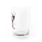 Shades DOGのパグ（A） Water Glass :right