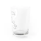 PALA's SHOP　cool、シュール、古風、和風、の居眠りウサギ君 Water Glass :right