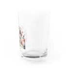 Unique Existenceのhorde of flowers Water Glass :right