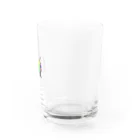 たんたん狸の不気味で可愛い森の不気味で可愛いバッタ001 Water Glass :right