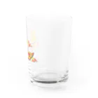 龍マニアshopの和柄龍マニアロゴ Water Glass :right