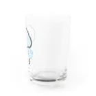 funny puppyのひょう Water Glass :right