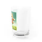 ketapapaのサッカーねこ Water Glass :right