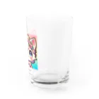 キュート＆クールのアニメ調・花ねこ Water Glass :right