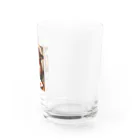 WhiteLionの牛肉を食べたい牛 Water Glass :right