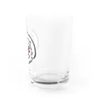ペキニーズ好きによるペキニーズグッズ屋さんのニコニコペキニーズ（ロングホワイト) Water Glass :right