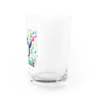 まんじゅ王国のこのキュートなペンギンがお祝いムード全開 Water Glass :right