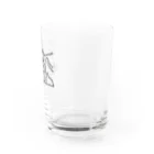 897.の爆睡でぶねこ Water Glass :right