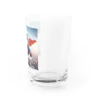 K工房のニャンコヒーロー Water Glass :right