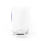 猫ねこネコ堂　SUZURI店の肋骨骨折中1-タテ Water Glass :right