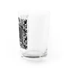 ROYAL PrincessのROYAL KINGダマスク柄BLACK Water Glass :right