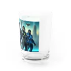 Animal_hero-457_AsukaYamamotoの未来のヒーローに変身したゴリラ Water Glass :right