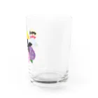 るんるんshopのあじさい Water Glass :right