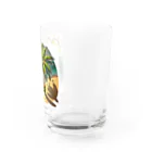 Qten369のサンセットビーチ Water Glass :right