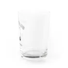 kajiinorikoのおとぼけねこ(モノクロ) Water Glass :right