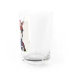 Shellの働く猫：消防士 Water Glass :right