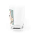 Ellieのボーダーコリーのオシャレライフ Water Glass :right