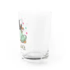 AckeeWolf Art Shopの猫の今日の隠れ家 Water Glass :right